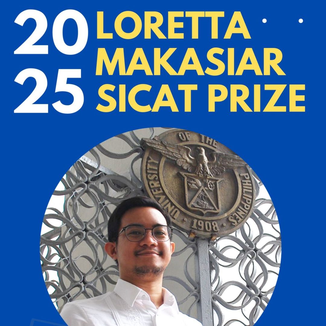 Asst. Prof. Bolata wins 2025 Loretta Makasiar Sicat Prize